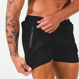 Swim Shorts with Zip Pockets - Threadford