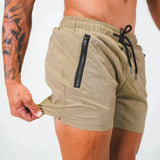 Swim Shorts with Zip Pockets - Threadford