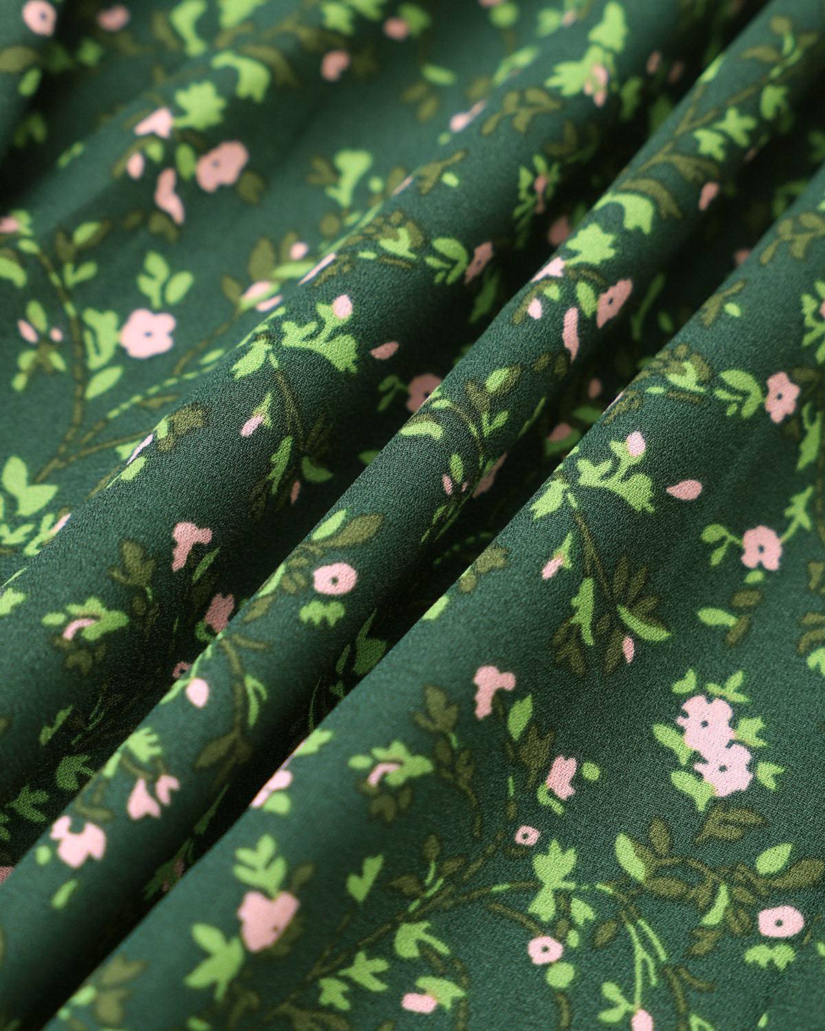 The Floral Tie Straps Midi Dress - Threadford