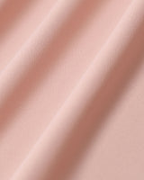 Pink V-Neck Pleated Midi Dress - Threadford