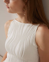 The Water Ripple Textured Cami Dress - Threadford