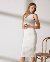 The Water Ripple Textured Cami Dress - Threadford