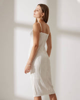 The Water Ripple Textured Cami Dress - Threadford