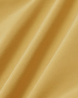 Yellow Button Pleated Mini Dress - Threadford