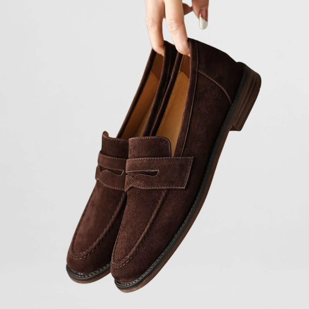 Marcelline | Elegant Vintage Loafers - Threadford