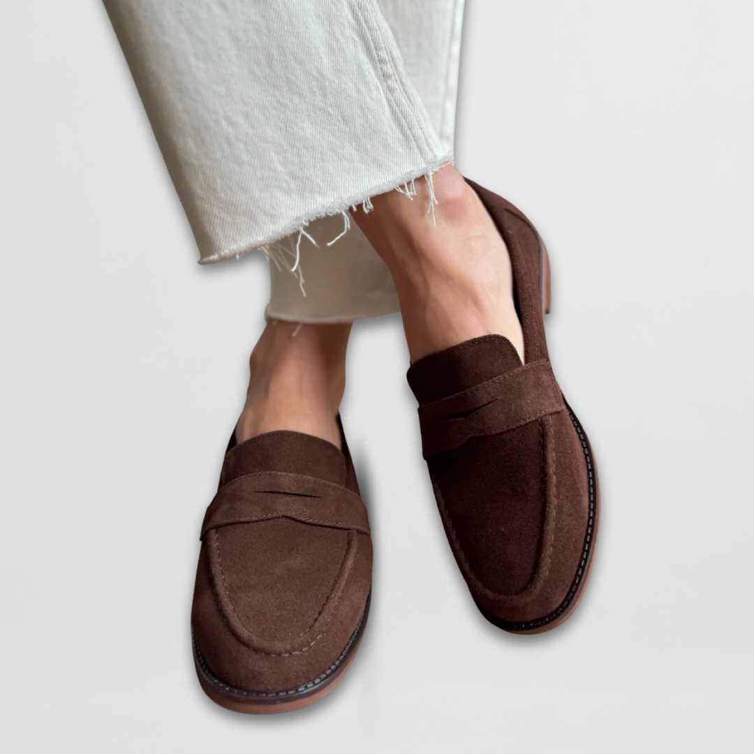 Marcelline | Elegant Vintage Loafers - Threadford