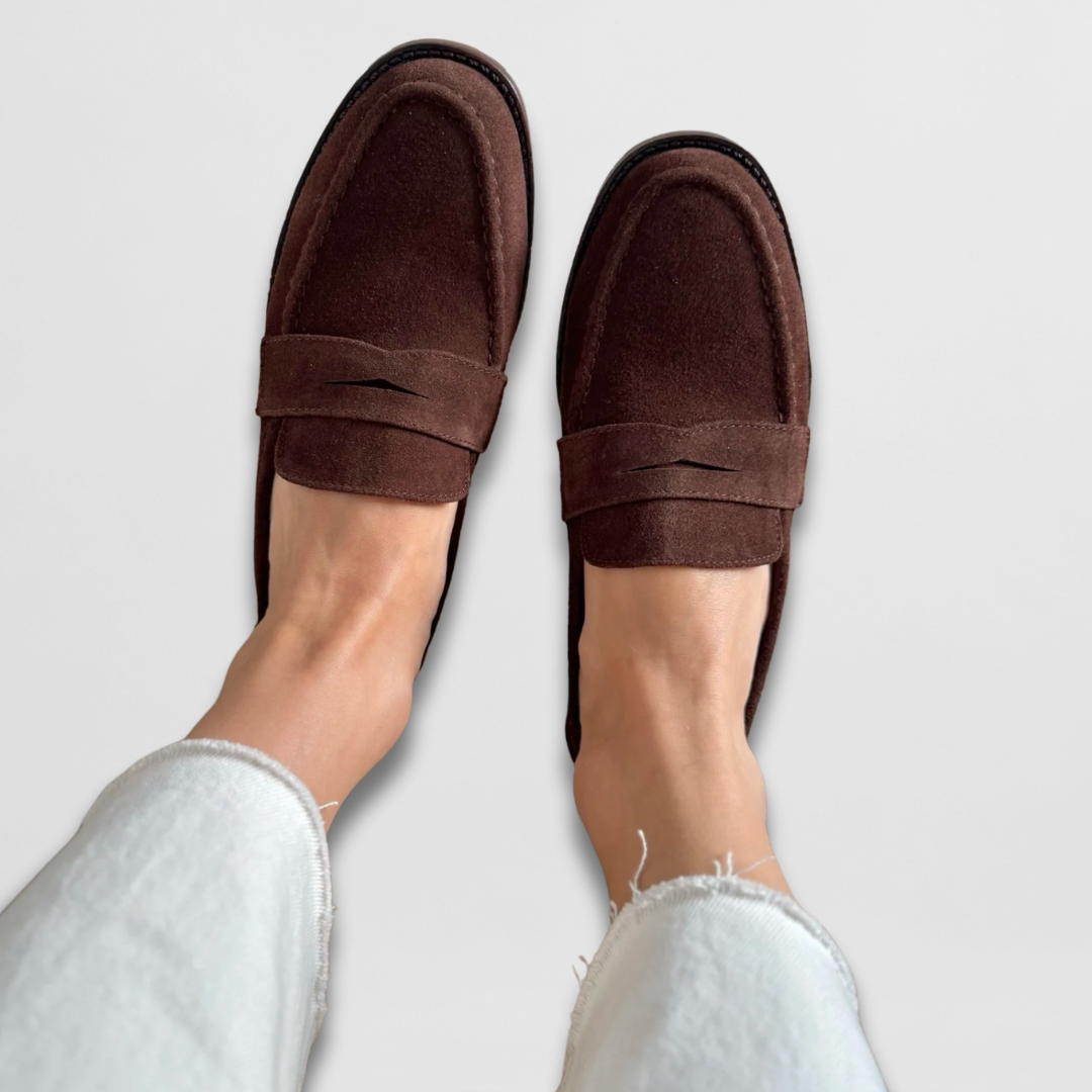 Marcelline | Elegant Vintage Loafers - Threadford