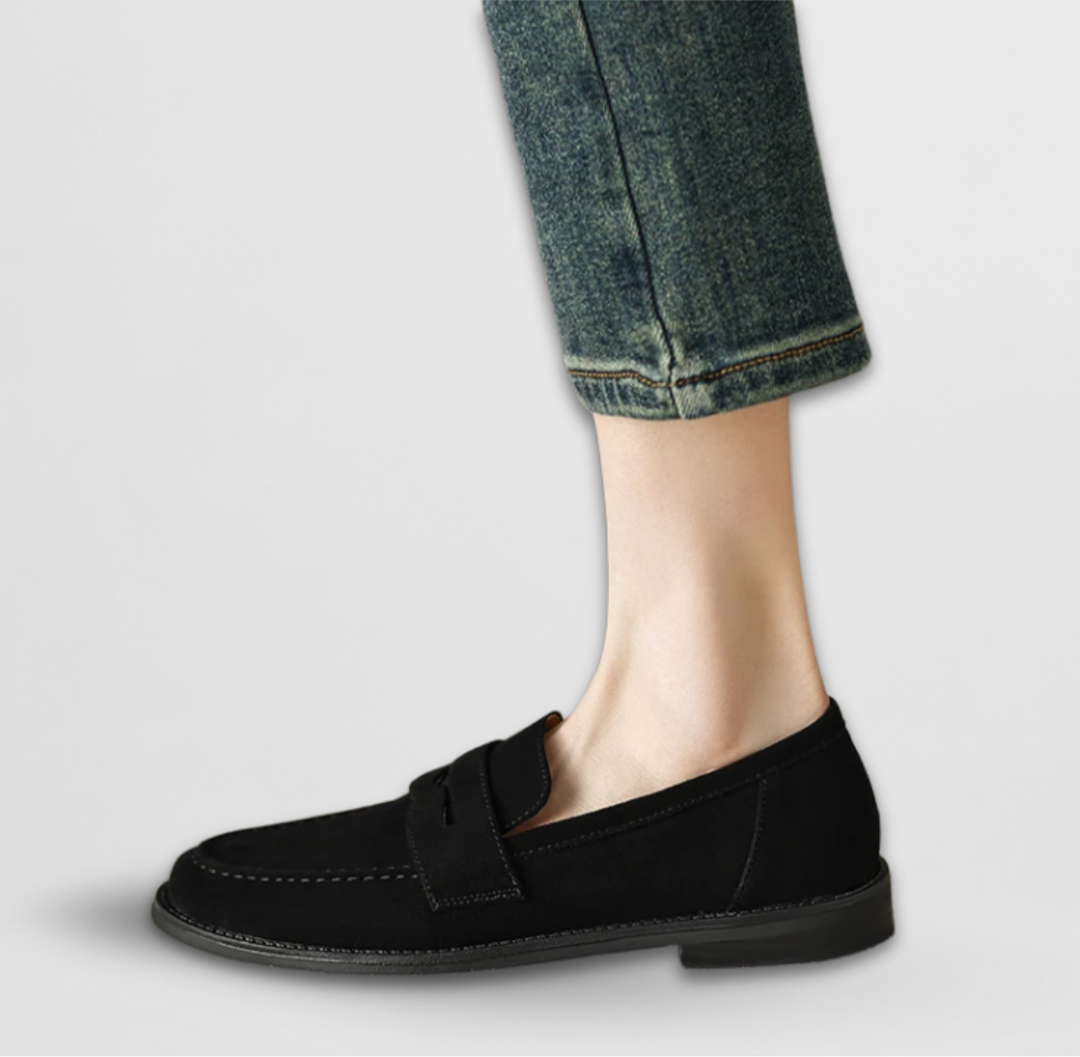 Marcelline | Elegant Vintage Loafers - Threadford