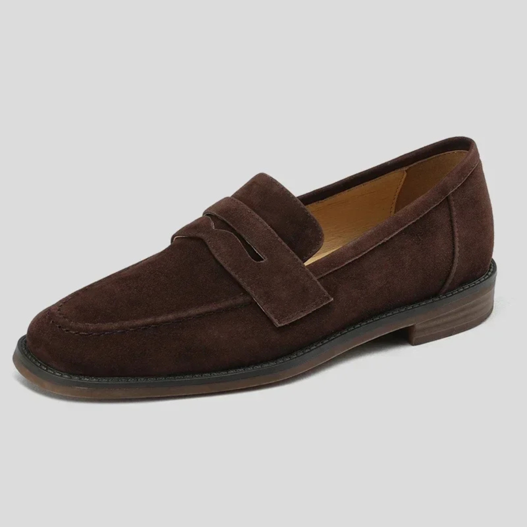 Marcelline | Elegant Vintage Loafers - Threadford