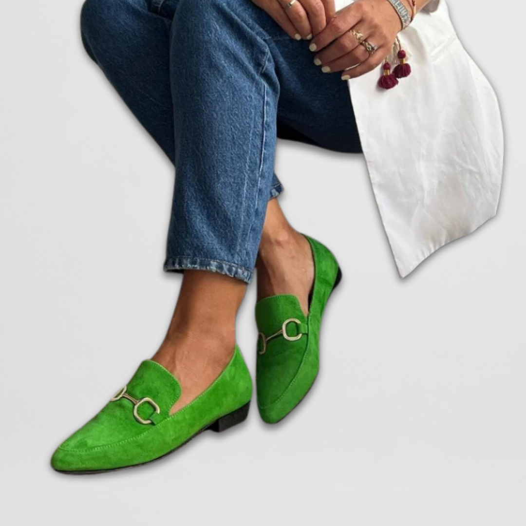 Lorette | Colourful and Elegant Boho Loafers - Threadford