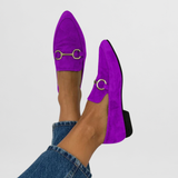 Lorette | Colourful and Elegant Boho Loafers - Threadford