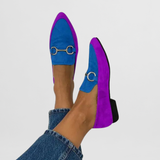 Lorette | Colourful and Elegant Boho Loafers - Threadford