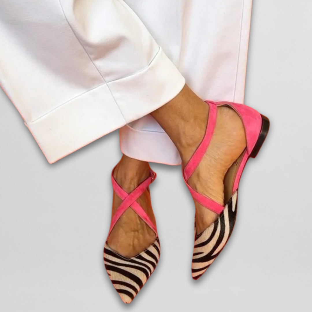 Judith | Elegant Ballerinas with Refined Straps - Threadford