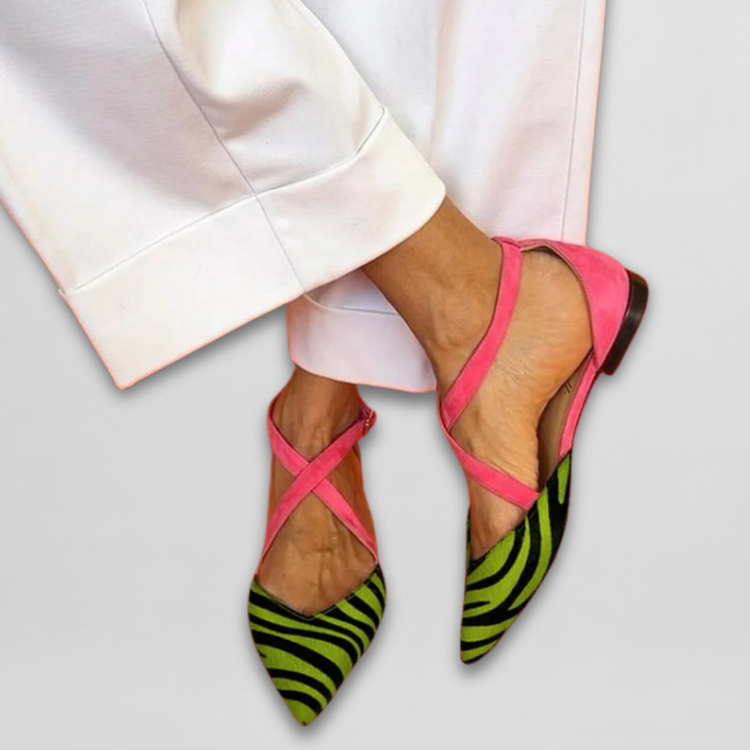 Judith | Elegant Ballerinas with Refined Straps - Threadford