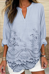 Coastal Bloom Blouse - Threadford
