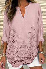 Coastal Bloom Blouse - Threadford