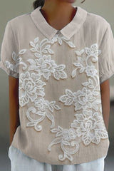 Lily Collar Blouse - Threadford