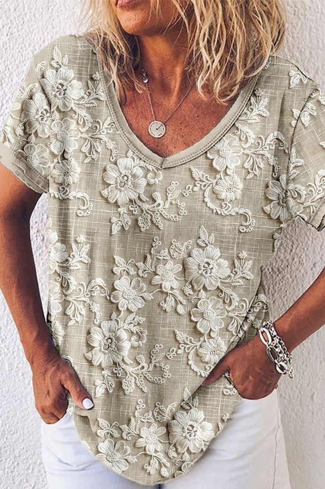 Petal Tee at Sunset - Threadford