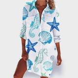 Brigitte | Colorful and Light Summer Dress - Threadford