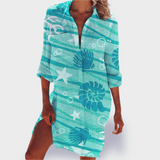 Brigitte | Colorful and Light Summer Dress - Threadford