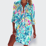 Brigitte | Colorful and Light Summer Dress - Threadford