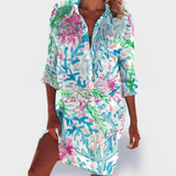 Brigitte | Colorful and Light Summer Dress - Threadford