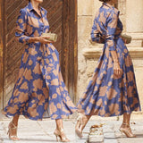 Élise | Stylish Dress with Long Sleeves - Threadford
