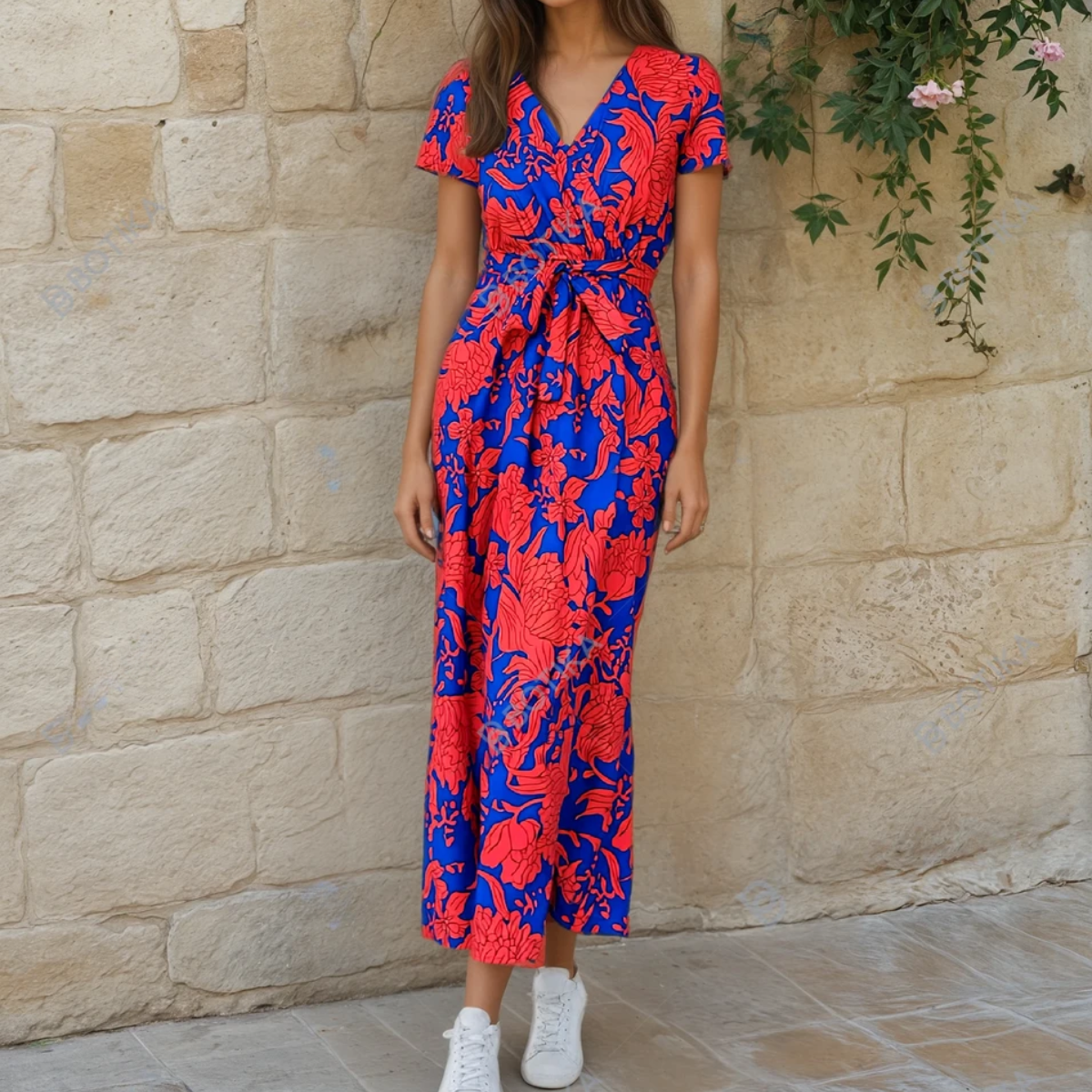 Florence | Light and Elegant Colorful Dress - Threadford