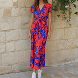 Florence | Light and Elegant Colorful Dress - Threadford