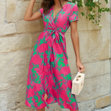 Florence | Light and Elegant Colorful Dress - Threadford