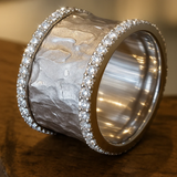 Retro Silver-Plated Zirconia Ring - Threadford