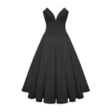 Katherine Black Off-Shoulder Corset Midi Dress - Threadford