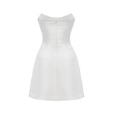 Melisande black embellished mini dress - Threadford