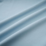 Catherine asymmetrical pleated maxi dress in Baby-blue - Threadford