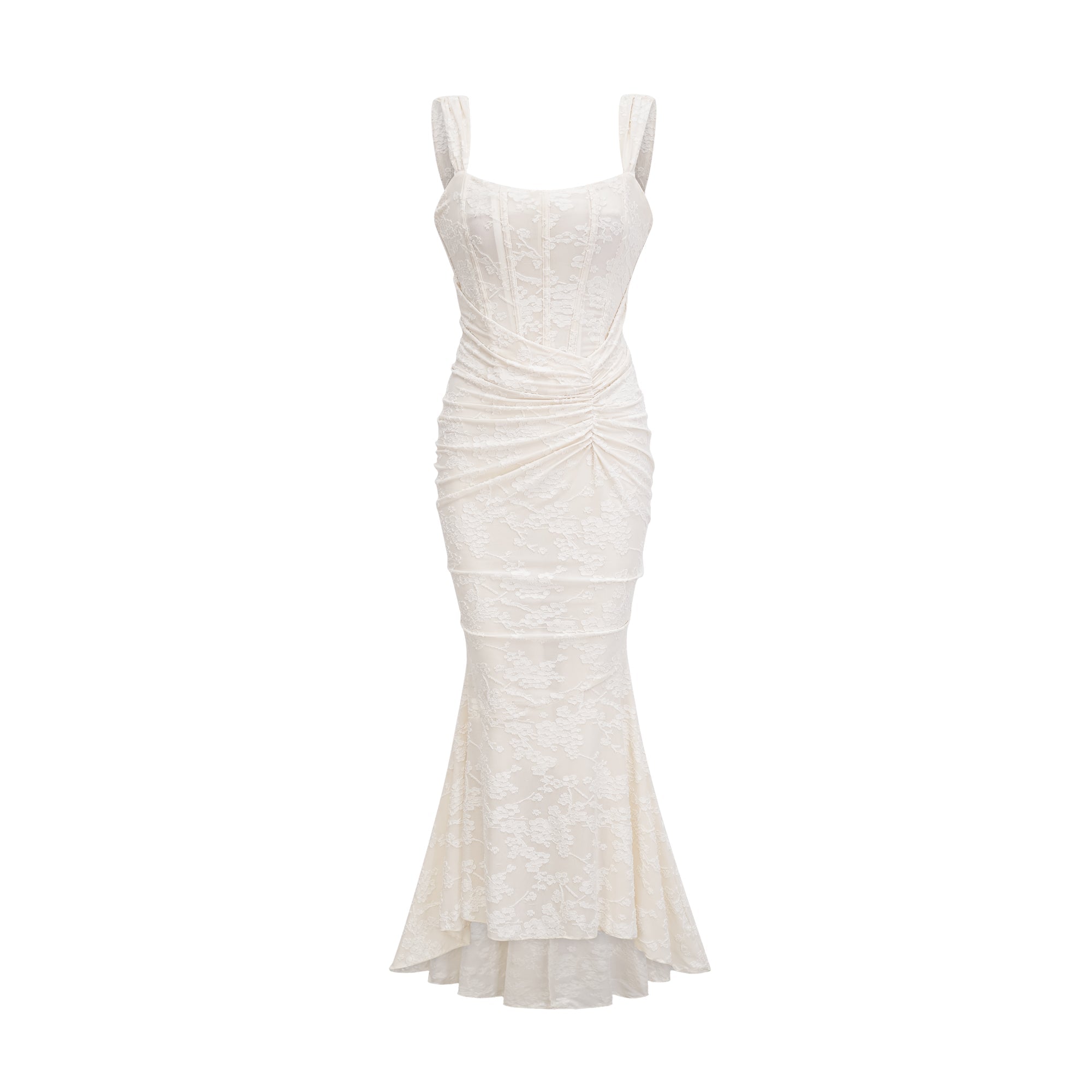 Charlotte floral jacquard maxi dress - Threadford