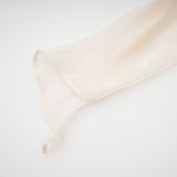 Eugénie Neutral Fully Pleated Ruffled Mini Dress - Threadford