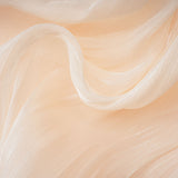 Eugénie Neutral Fully Pleated Ruffled Mini Dress - Threadford
