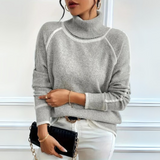 Aurora - Elegant turtleneck sweater - Threadford
