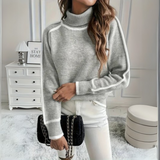 Aurora - Elegant turtleneck sweater - Threadford
