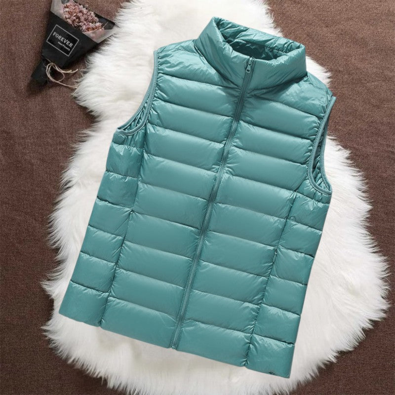 Isa Padded Gilet | Mint Green - Threadford