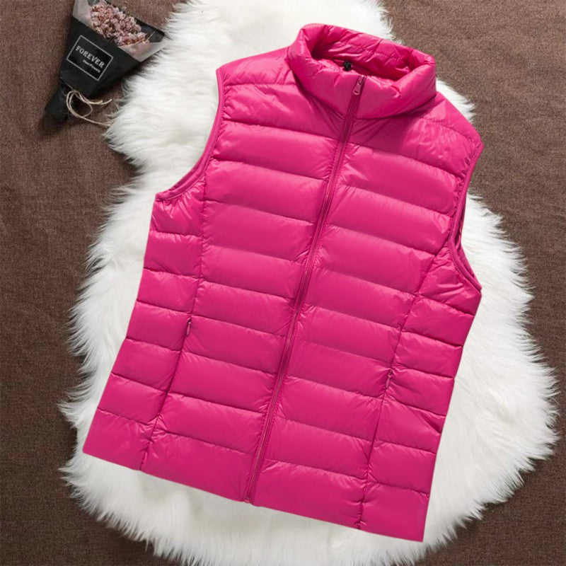 Isa Padded Gilet | Pink - Threadford