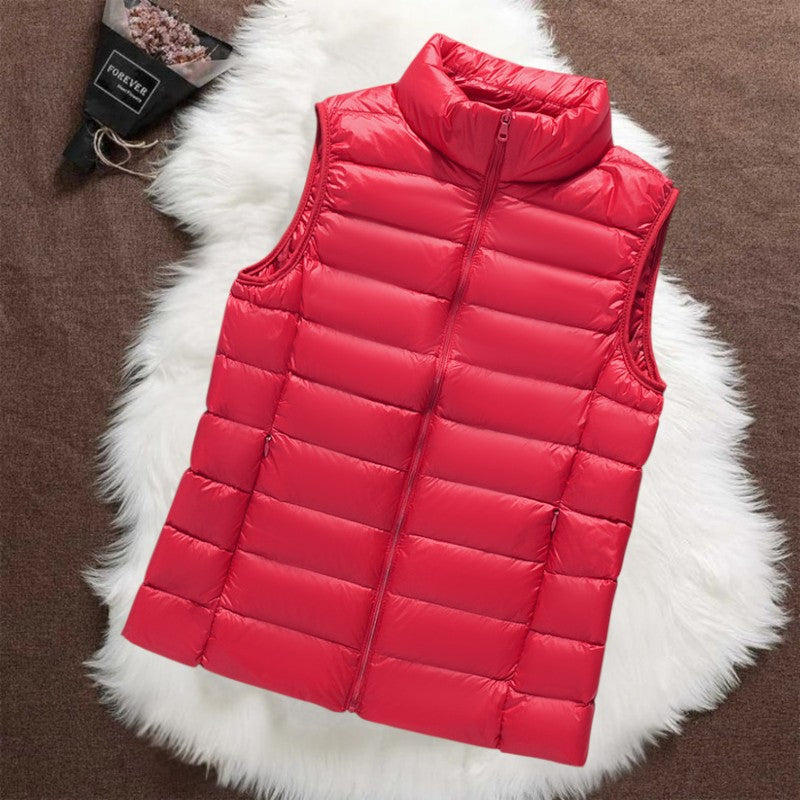 Isa Padded Gilet | Red - Threadford