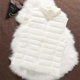 Isa Padded Gilet | White - Threadford