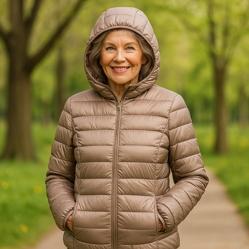 Metta Padded Jacket | Champagne - Threadford