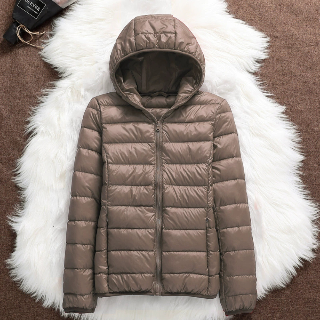 Metta Padded Jacket | Champagne - Threadford