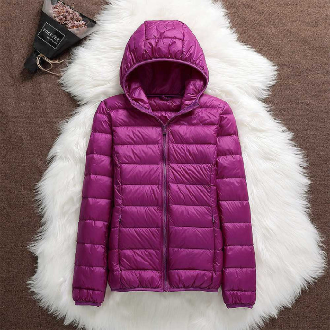 Metta Padded Jacket | Purple - Threadford