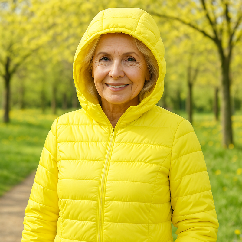 Metta Padded Jacket | Yellow - Threadford