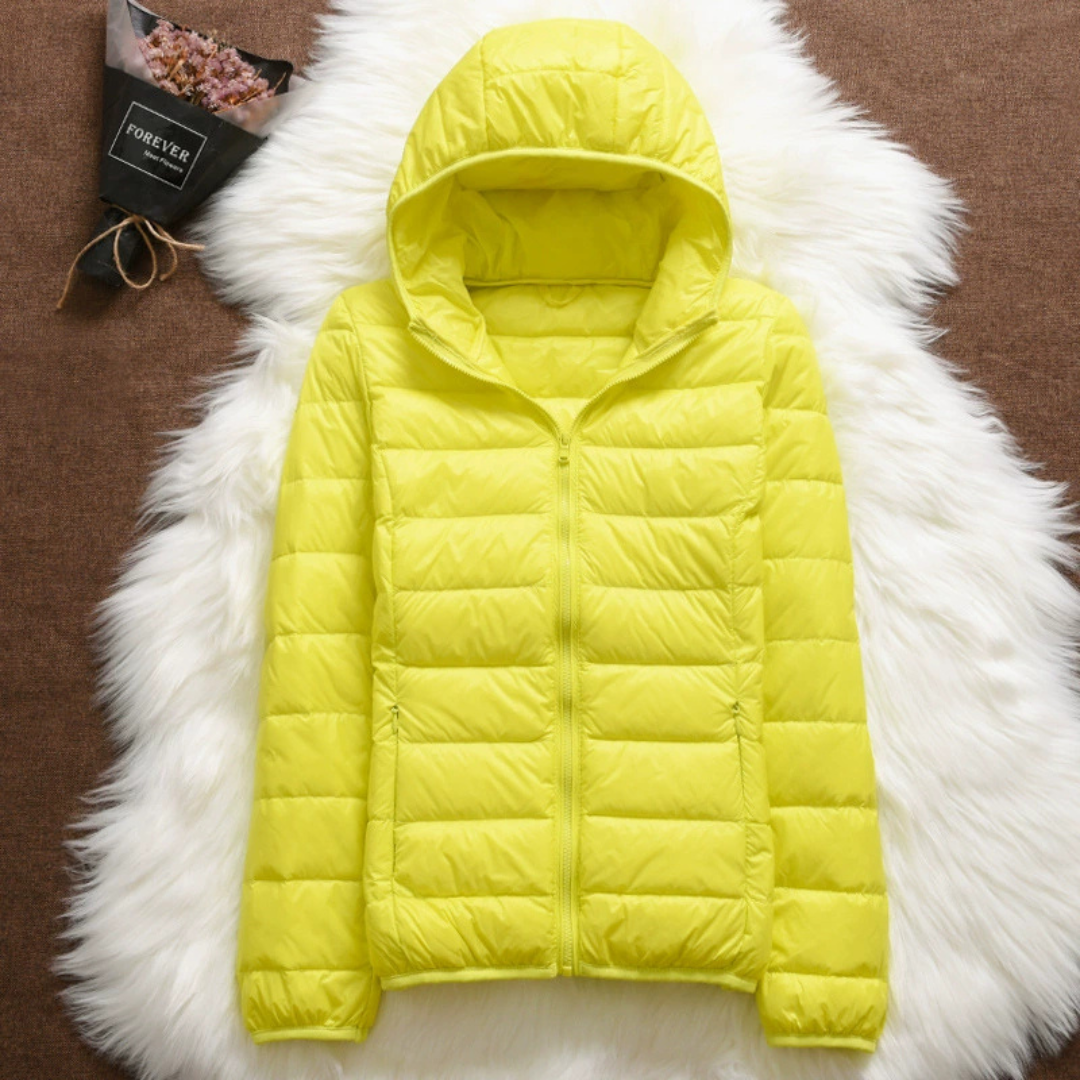 Metta Padded Jacket | Yellow - Threadford