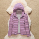 Metta Padded Mid-Season Jacket | Lilac - Threadford