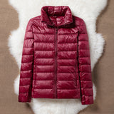 Ulla Lightweight Jacket | Dark Red - Threadford